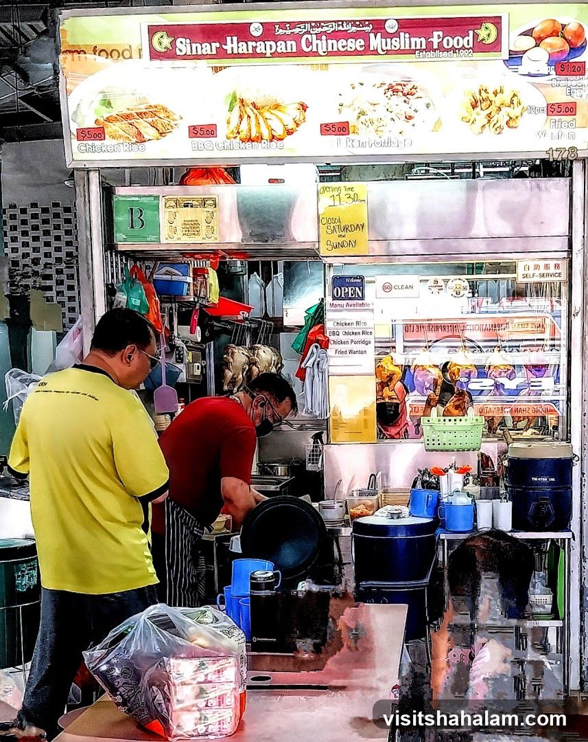 Chinese Muslim Food Stall