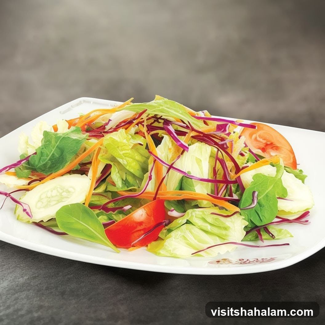 Salad on Plate