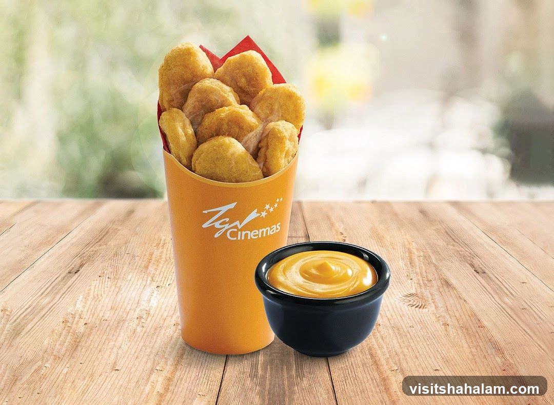 Chicken Nuggets with Cheese Dip