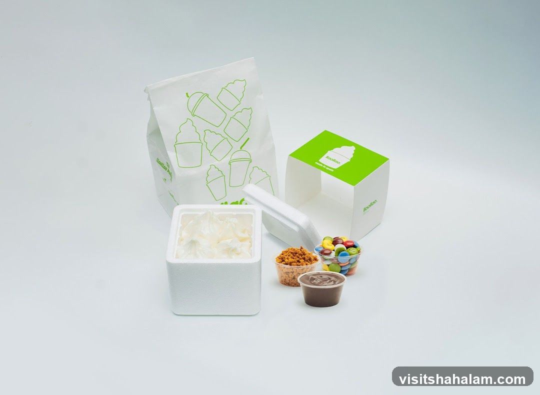 Ice Cream Toppings and Packaging