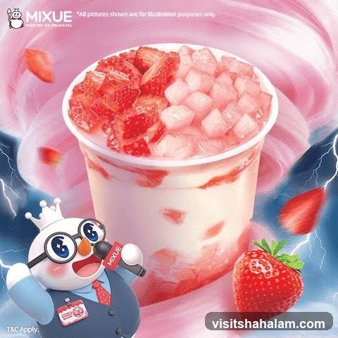 Mixue Strawberry Drink