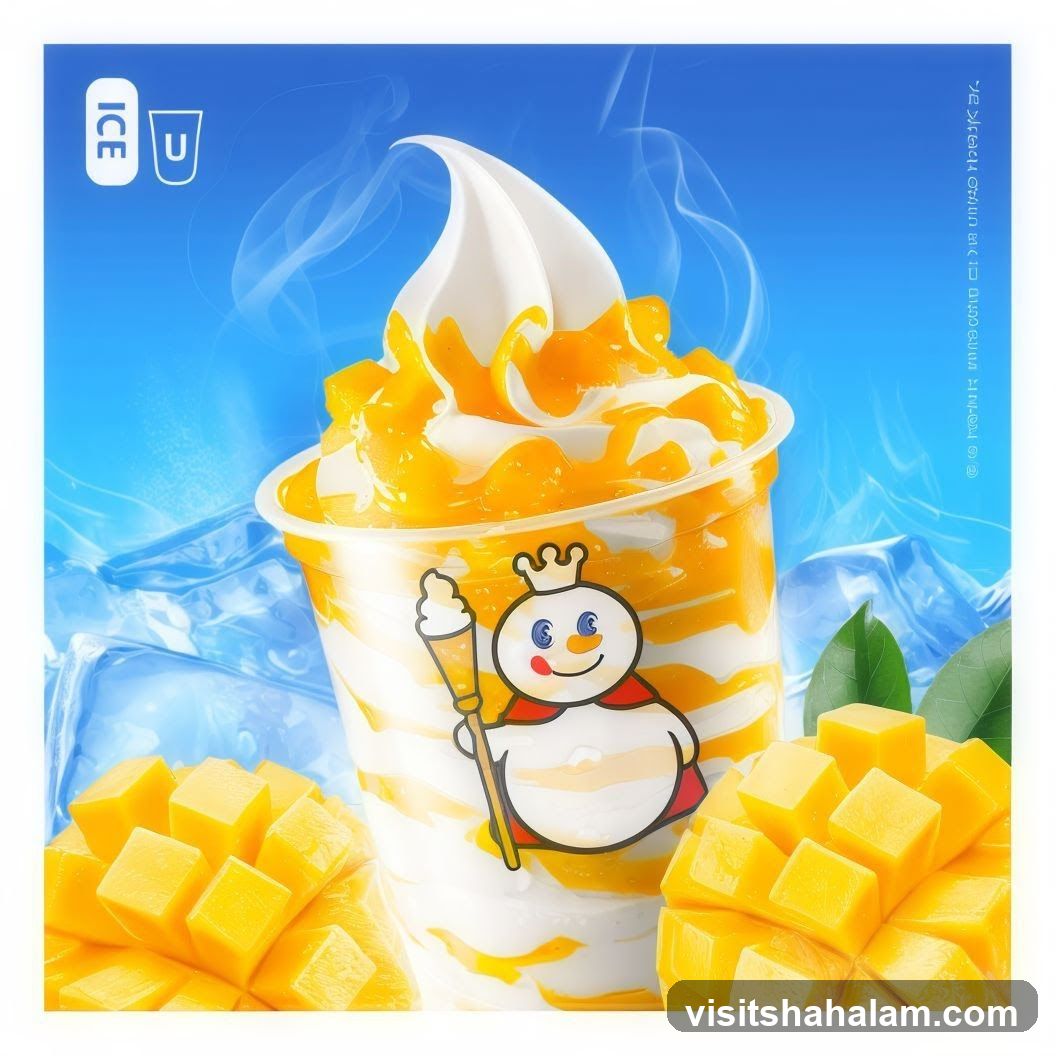 Mango Ice Cream Drink