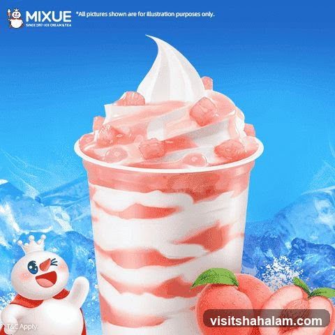 Peach Ice Cream Swirl