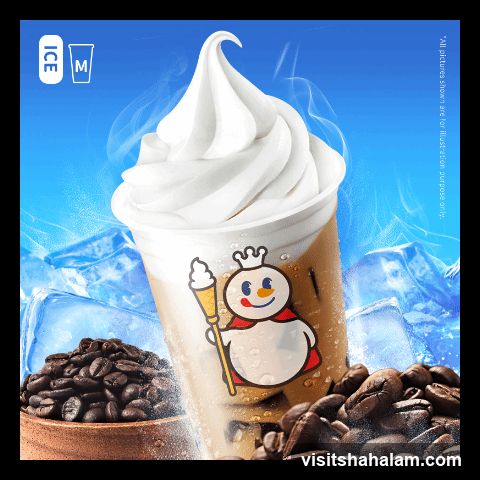 Iced Coffee with Cream Topping