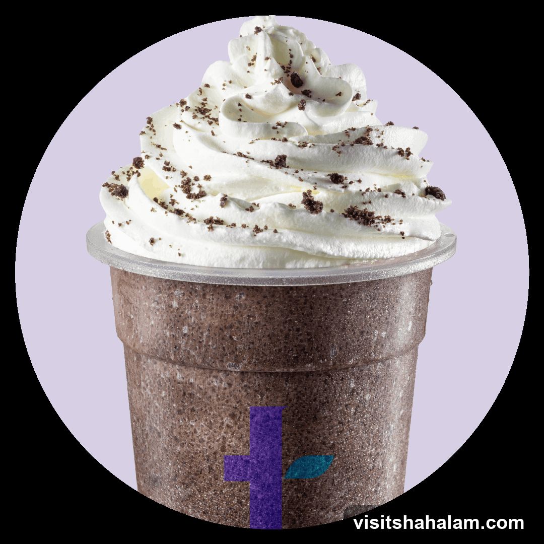 Chocolate Frappe with Whipped Cream