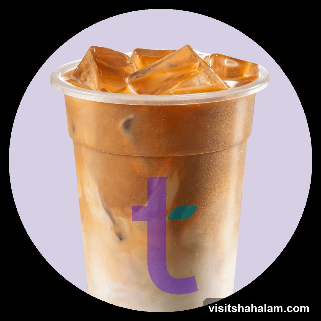 Iced Coffee with Cream and Ice