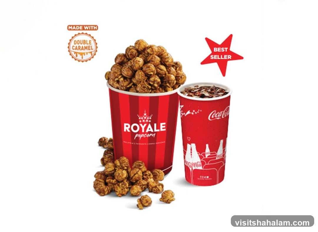 Royale Popcorn and Coca-Cola