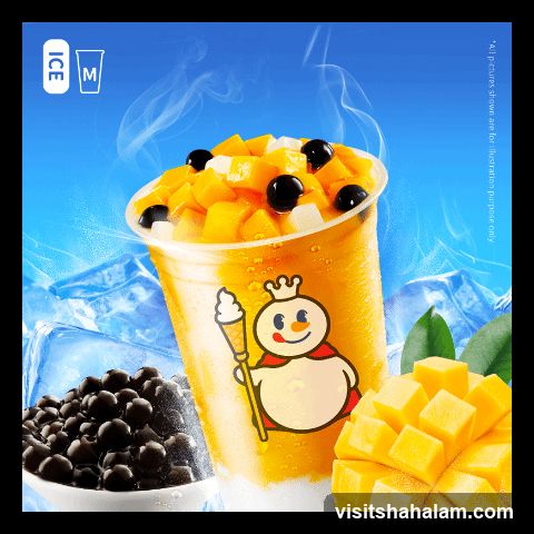 Mango Smoothie with Boba