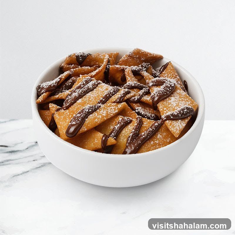 Churro Bites with Chocolate Drizzle