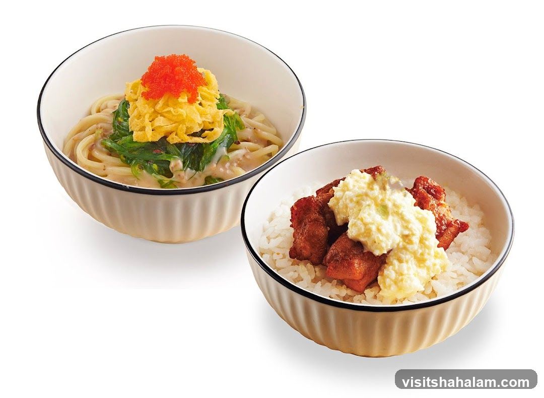 Two Bowls of Food