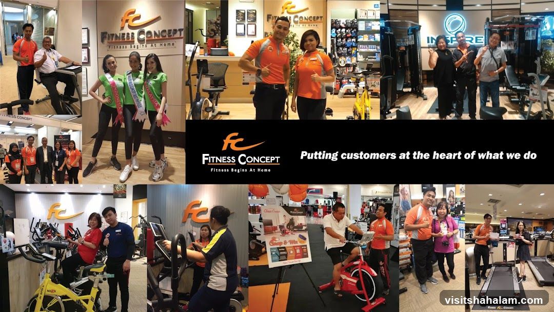 Fitness Concept Store Collage