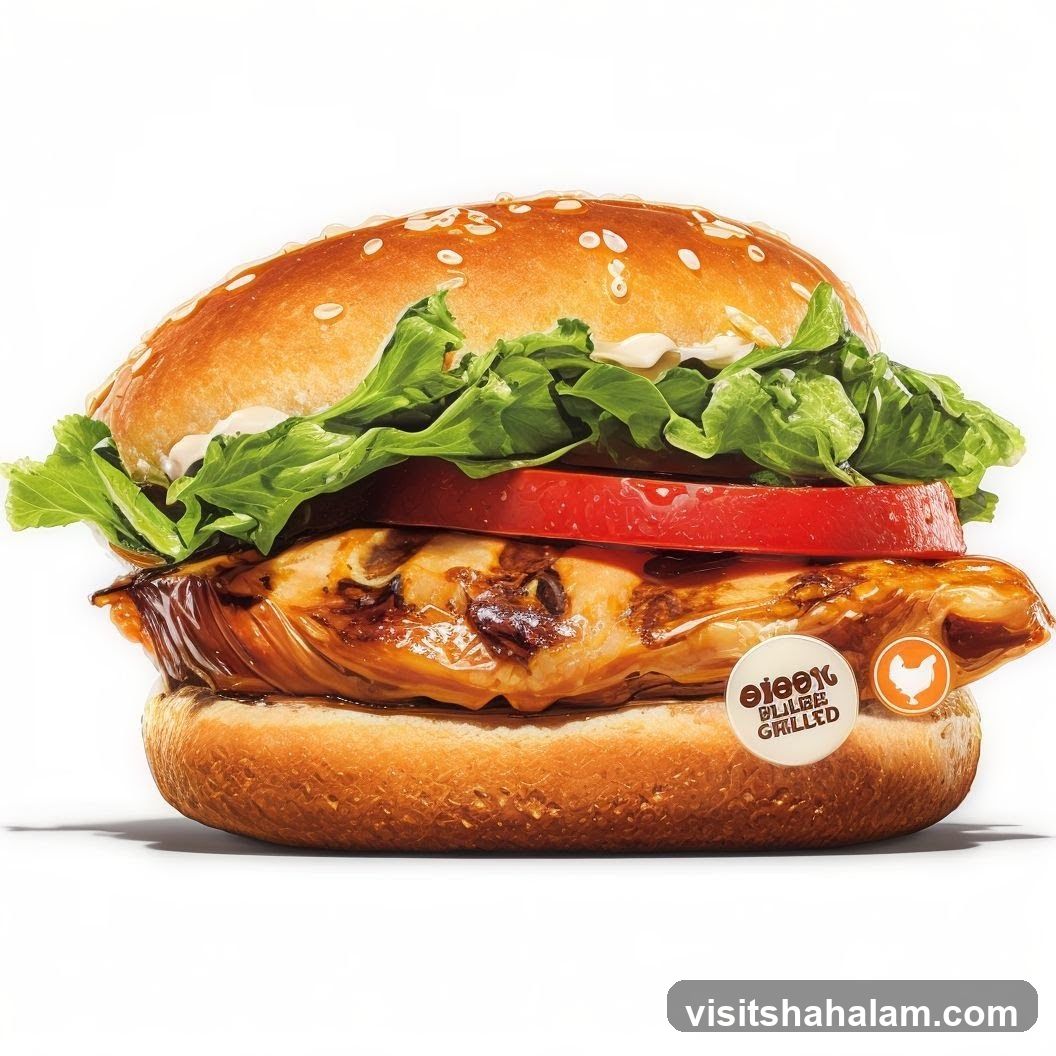Grilled Chicken Burger