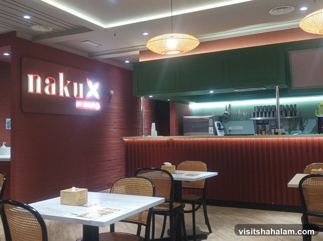 Restaurant Interior with Signage