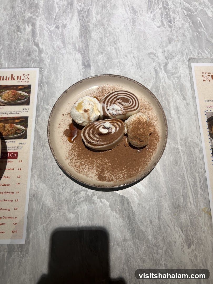 Dessert with Ice Cream