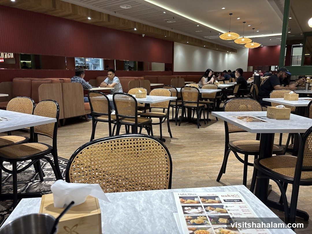Restaurant Interior with Diners