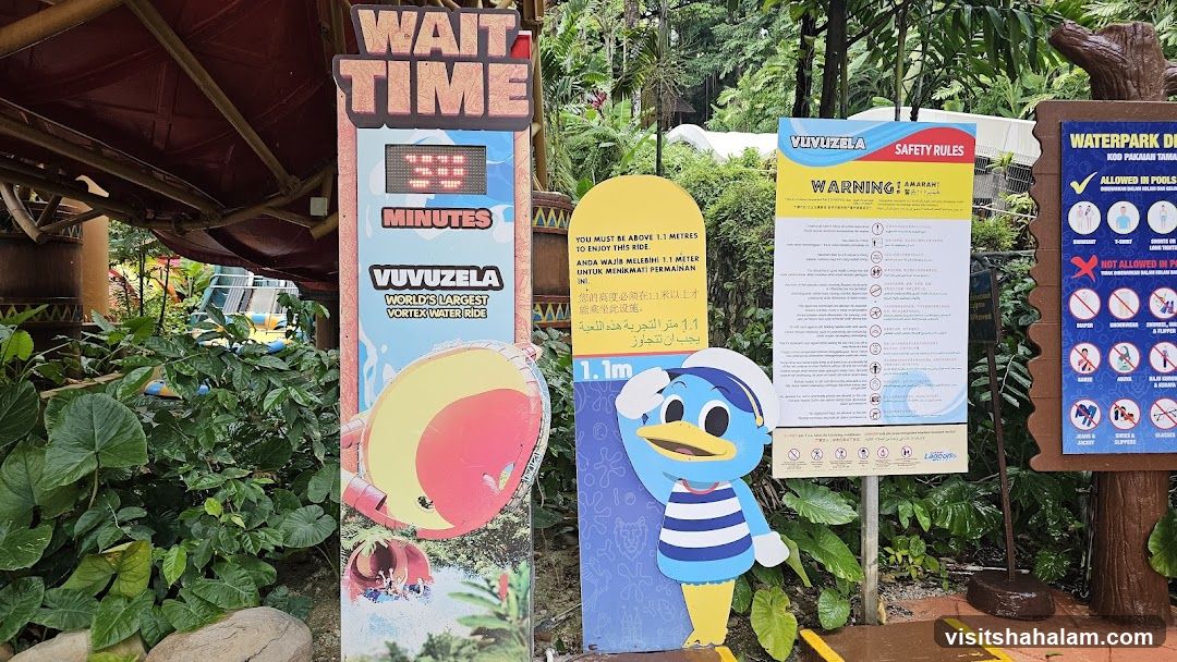 Water Park Ride Information