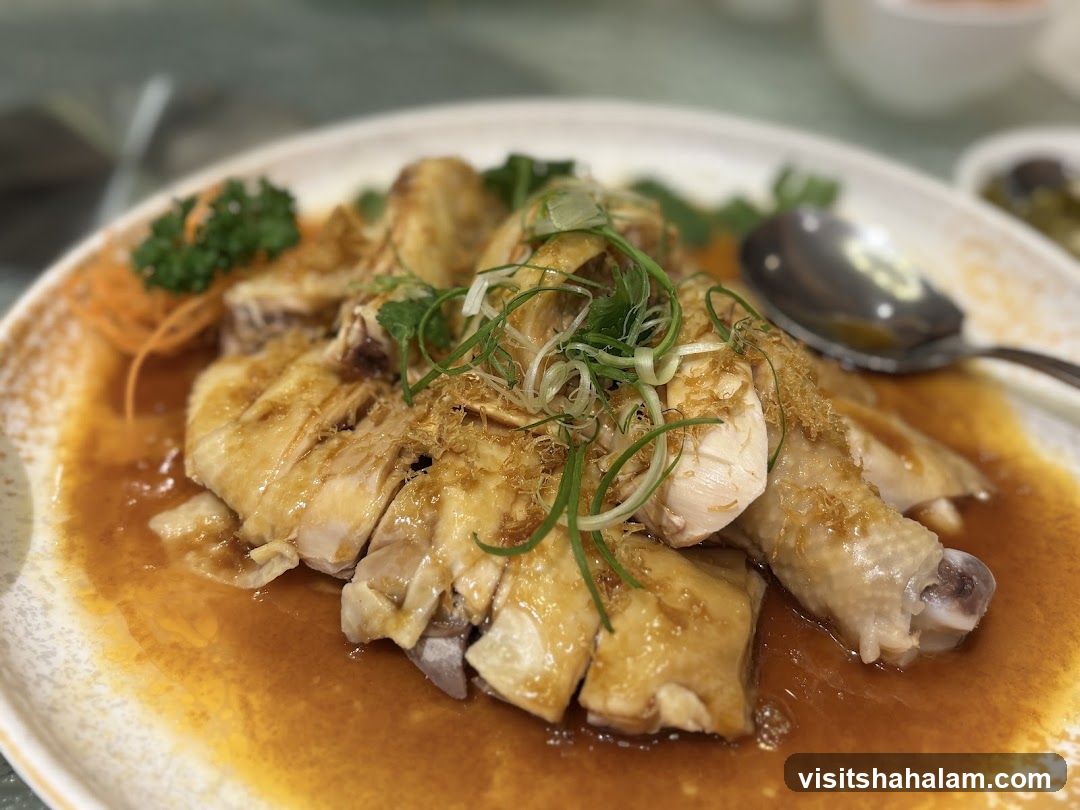 Poached Chicken Dish