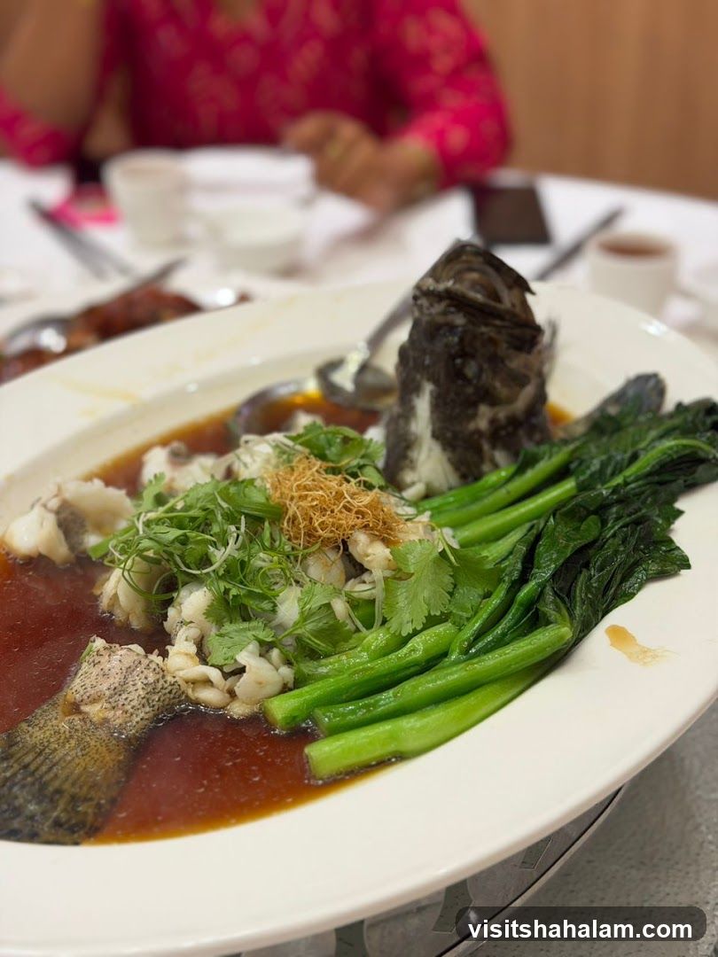 Steamed Fish with Vegetables