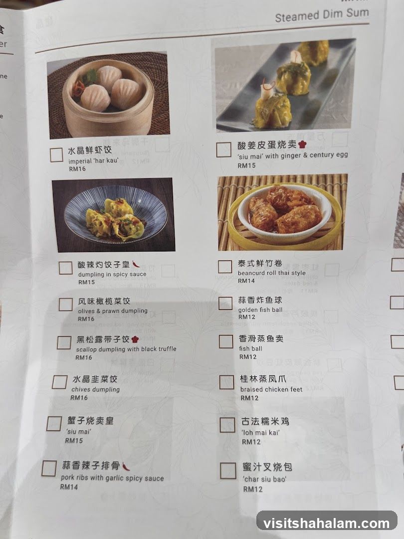 Steamed Dim Sum