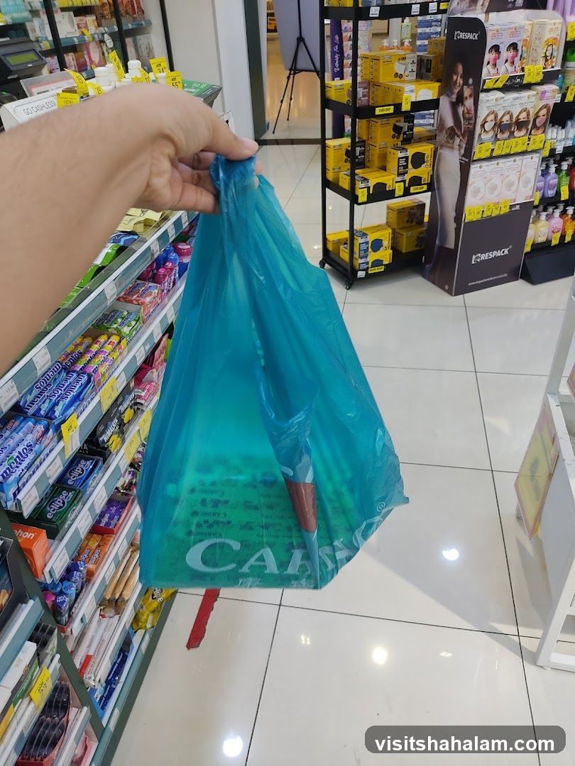 Shopping Bag with Products
