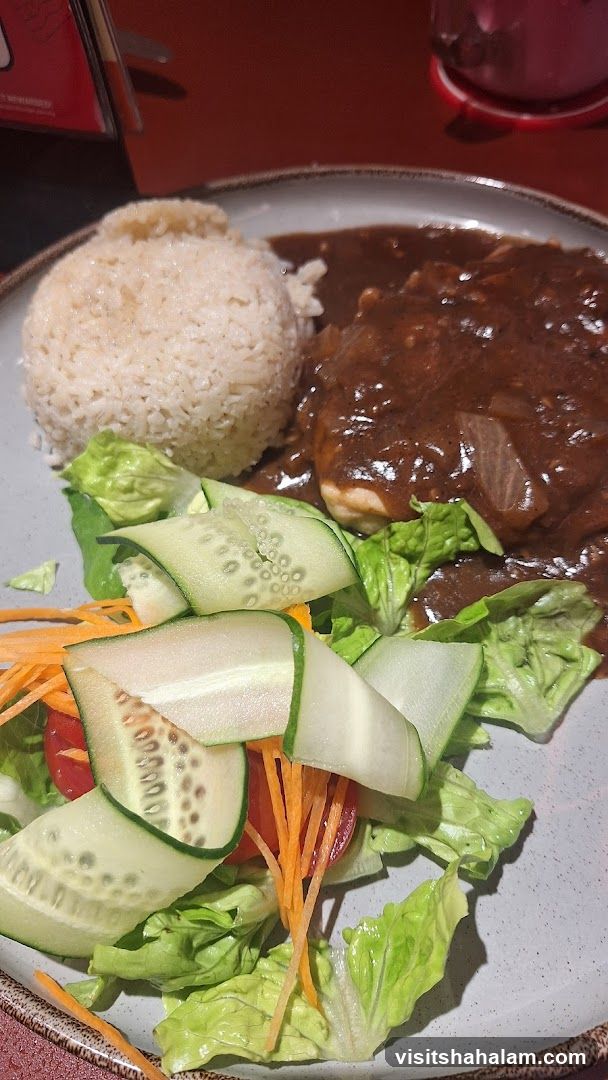 Chicken and Rice with Salad