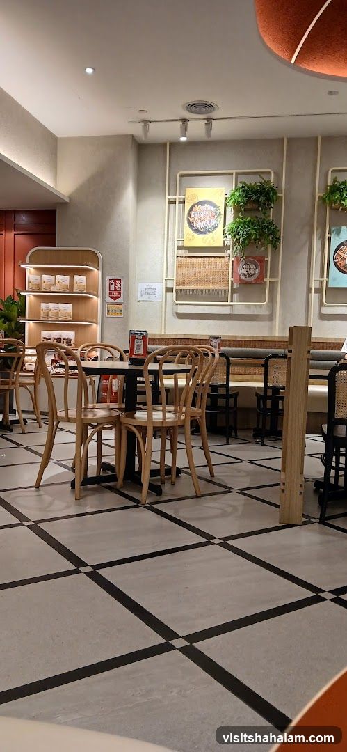 Restaurant Interior with Seating and Decor