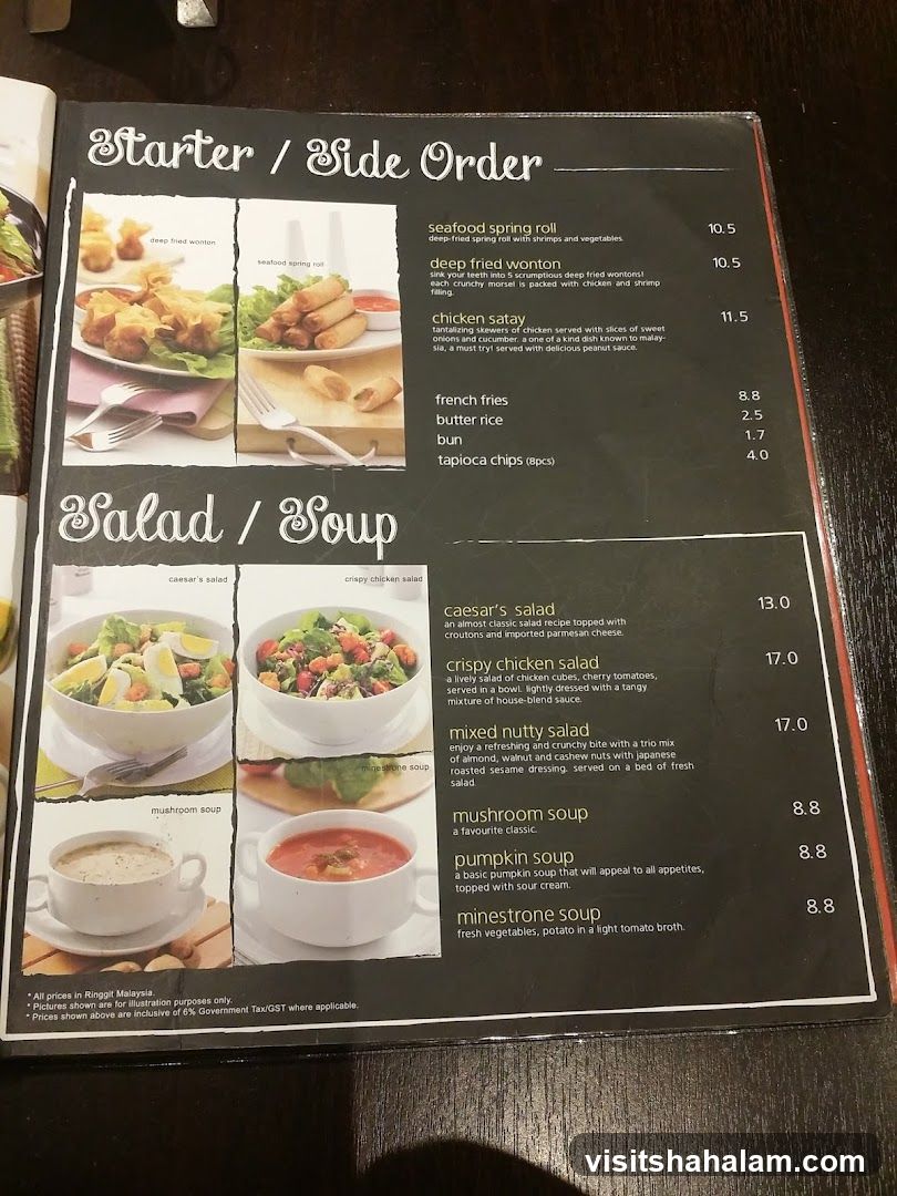 Starter / Side Order Salad / Soup