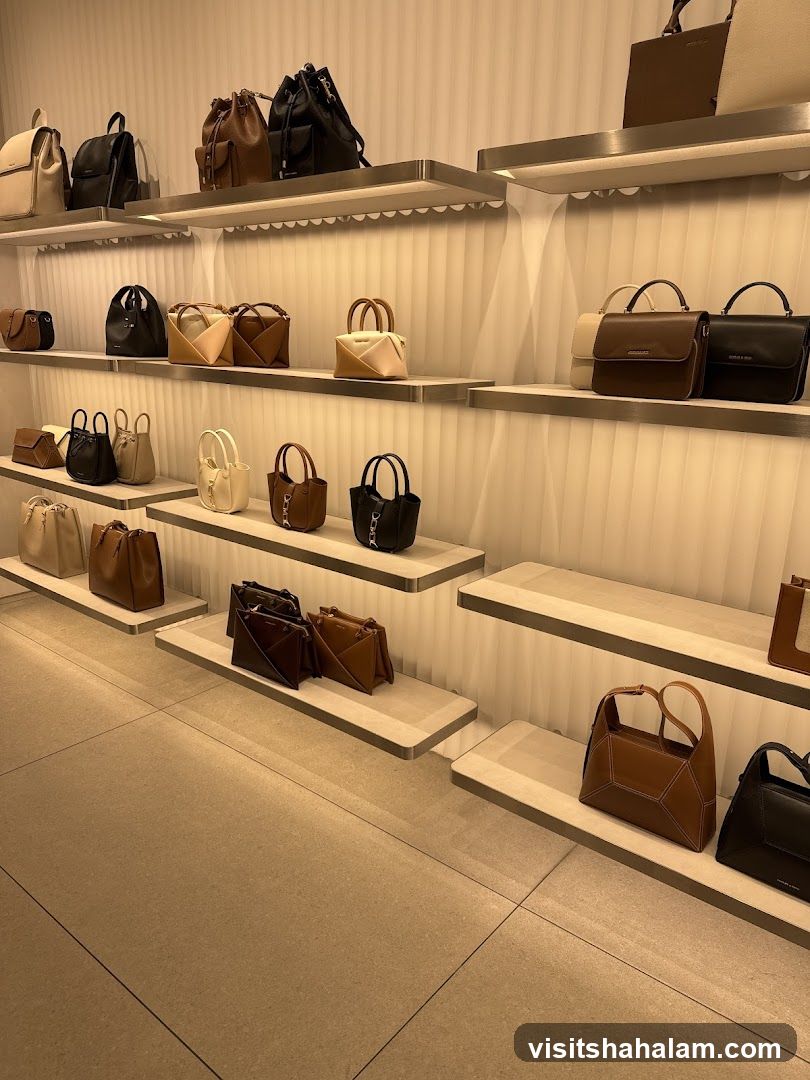 Handbags on Display