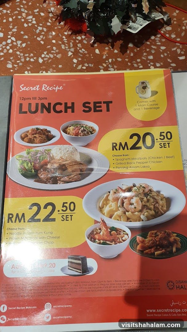 Secret Recipe Lunch Set