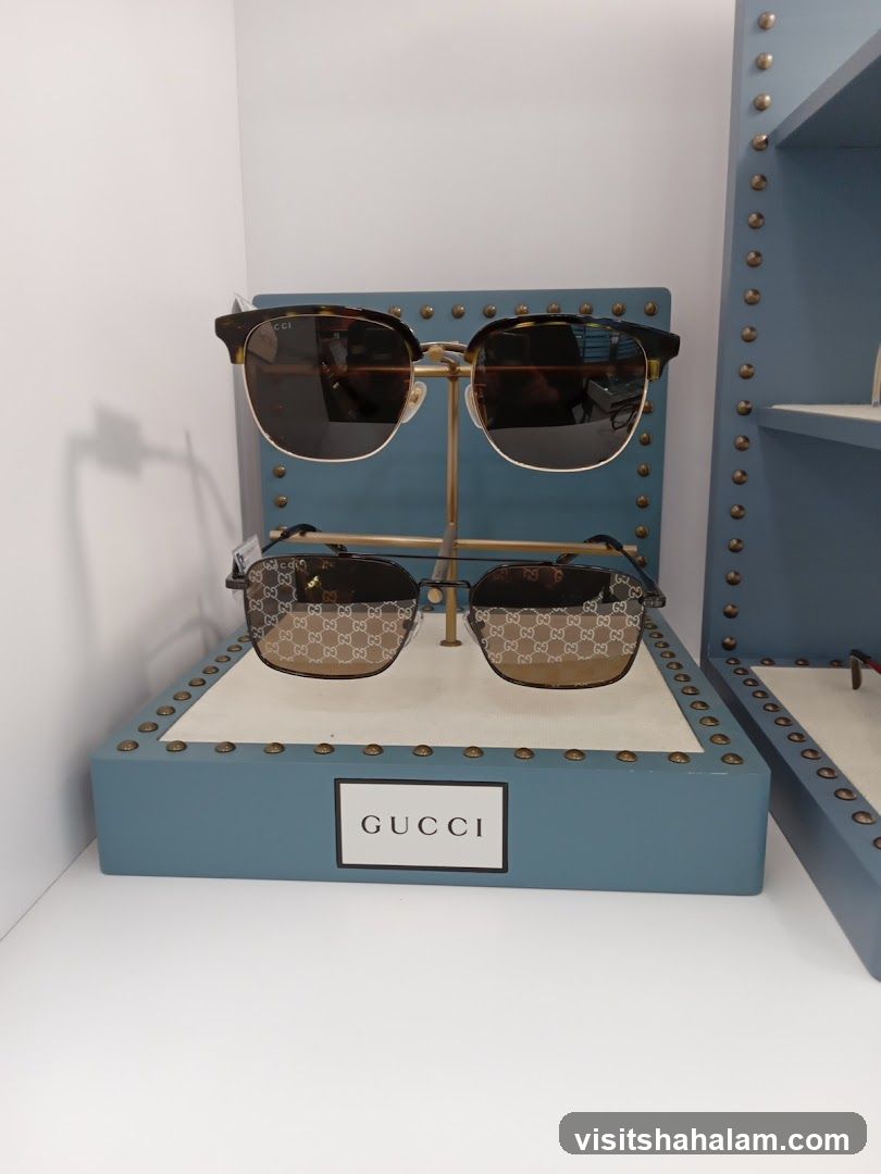 Gucci Sunglasses Display