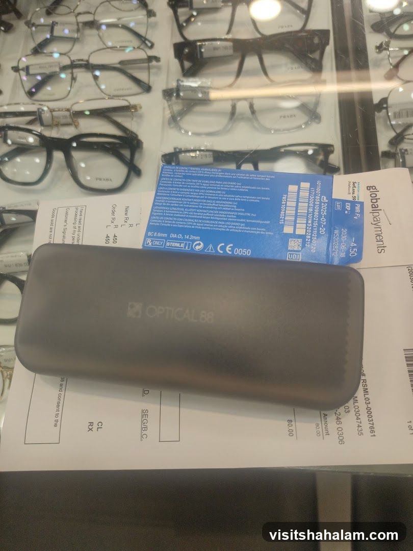 Eyeglasses and Contact Lens Packaging