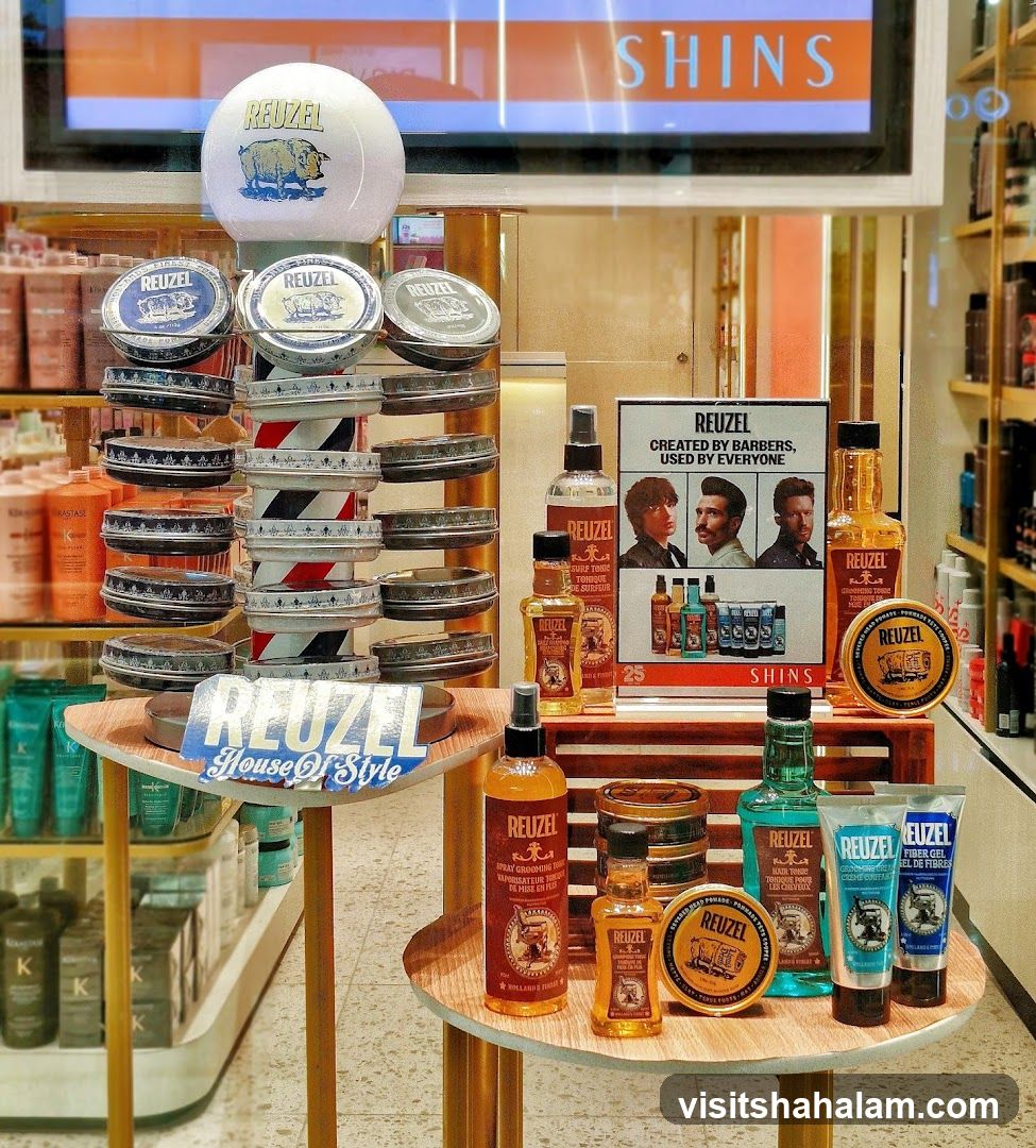 Reuzel Hair Products Display