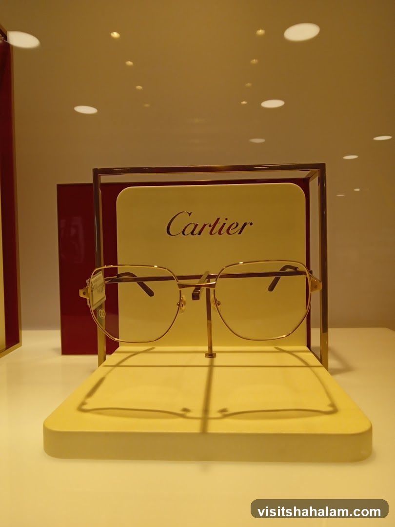 Cartier Eyeglasses Display
