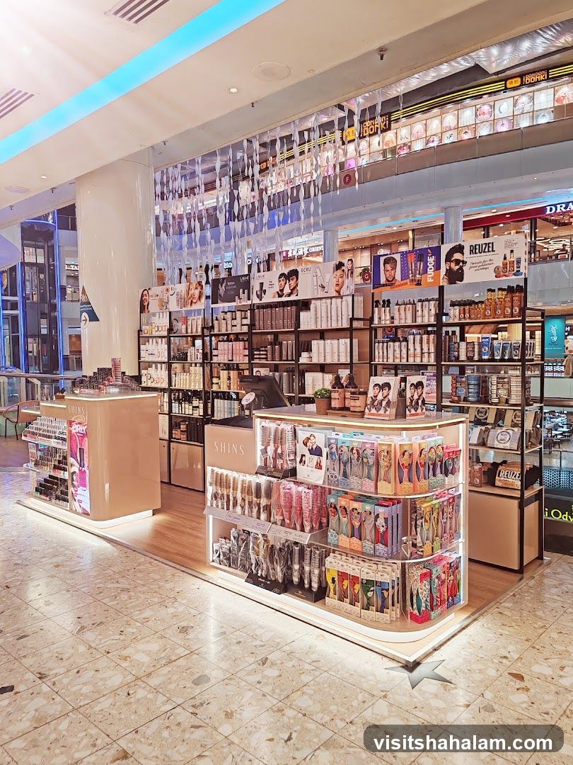 Cosmetics and Hair Accessories Store Display