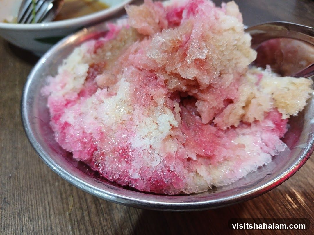 Shaved Ice Dessert