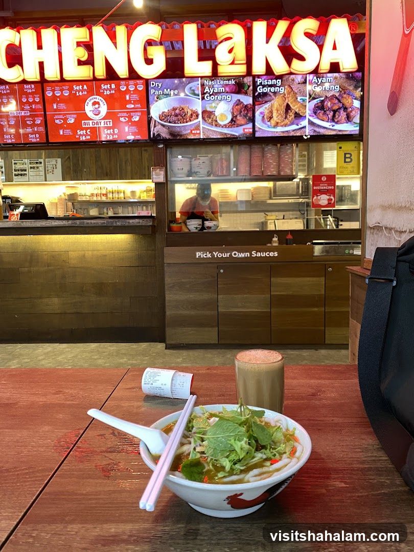 Cheng Laksa Food Stall
