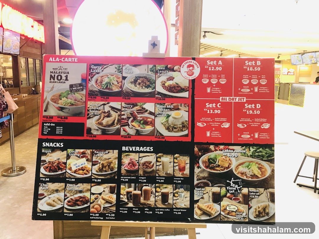 AI CHENG LAKSA Menu