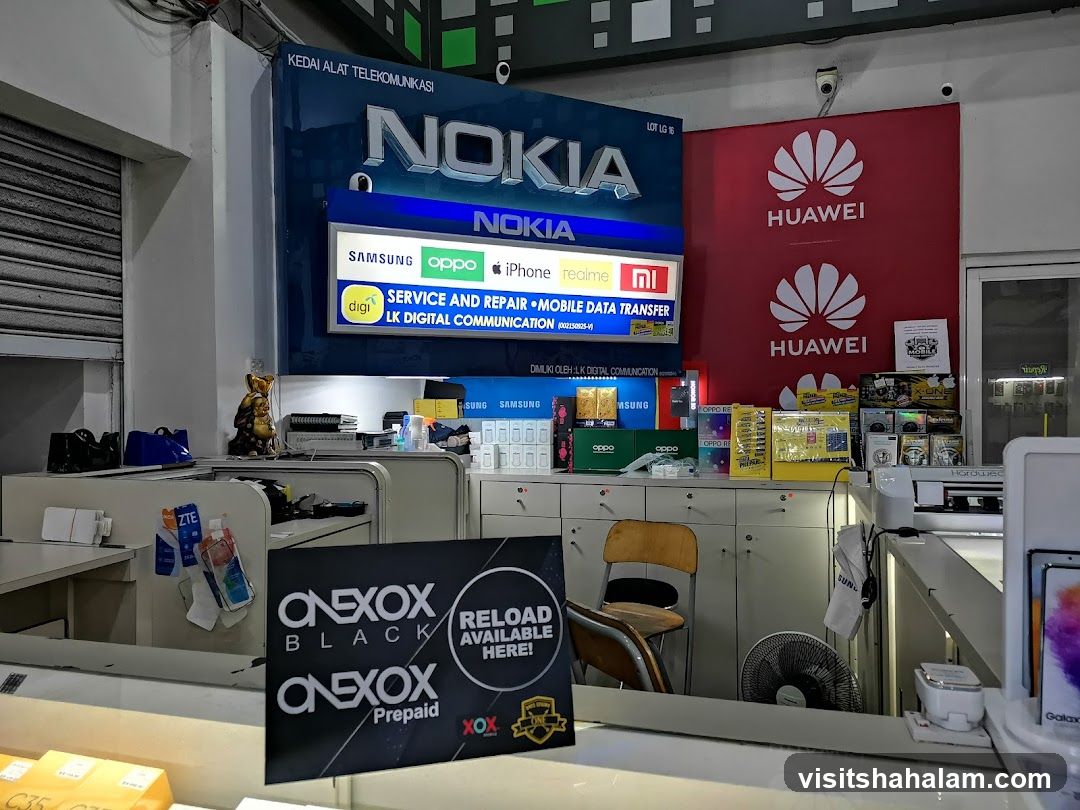 Mobile Phone Store Interior
