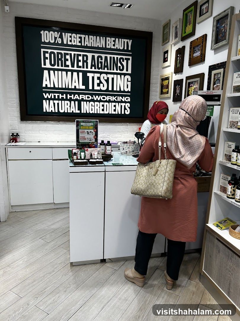 Store Interior with Promotional Signage