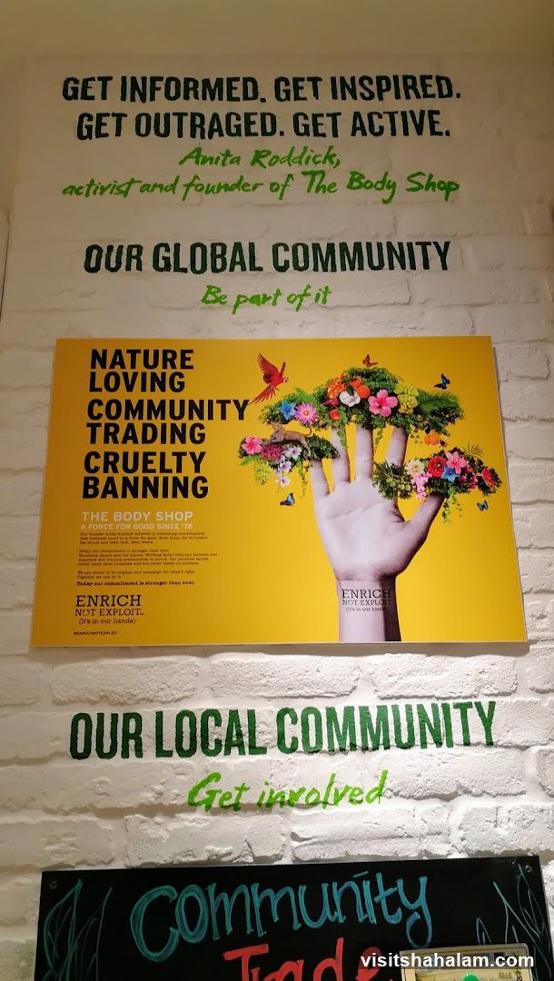 The Body Shop Community Poster