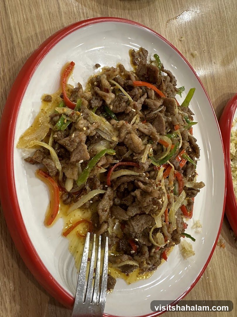 Stir-fried Beef with Vegetables