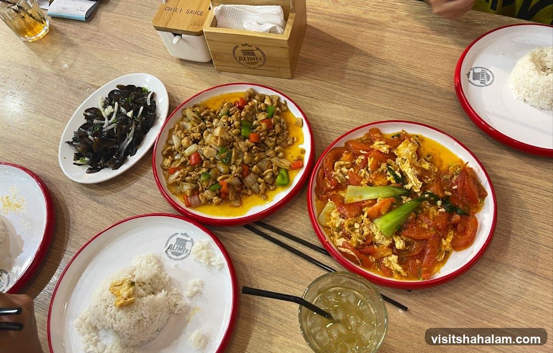 Chinese Food Spread