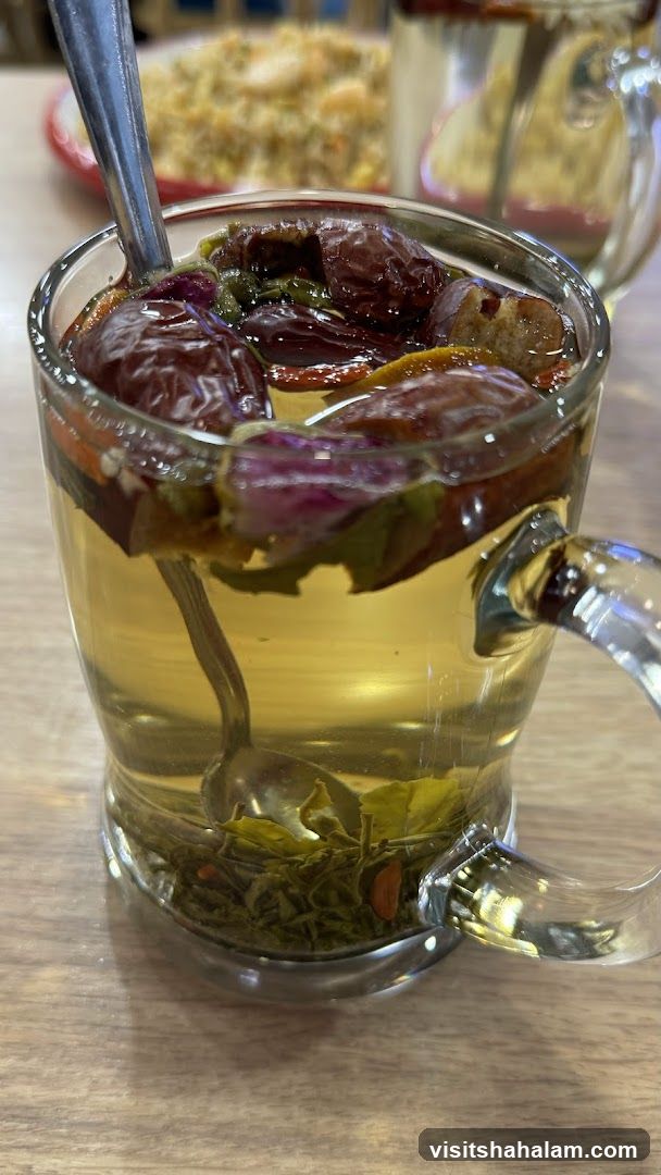 Herbal Tea with Fruit and Flowers