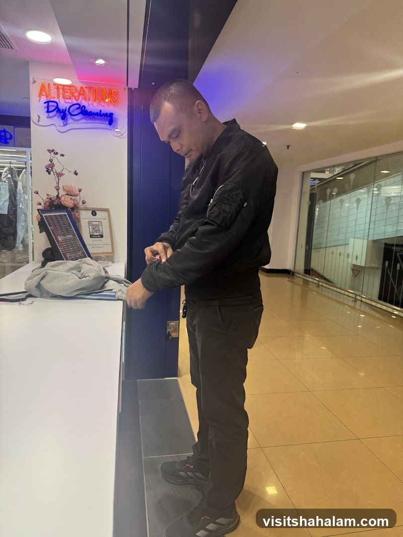 Dry Cleaning Counter