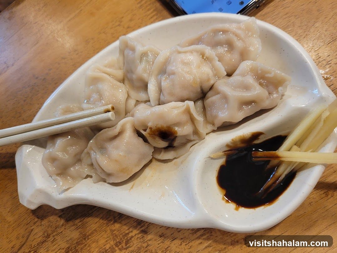 Dumplings with Soy Sauce and Ginger