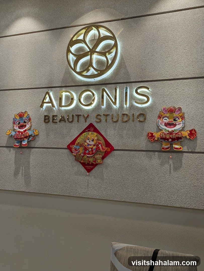Adonis Beauty Studio Signage