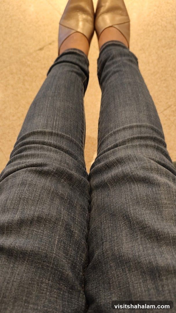 Legs in Jeans and Shoes