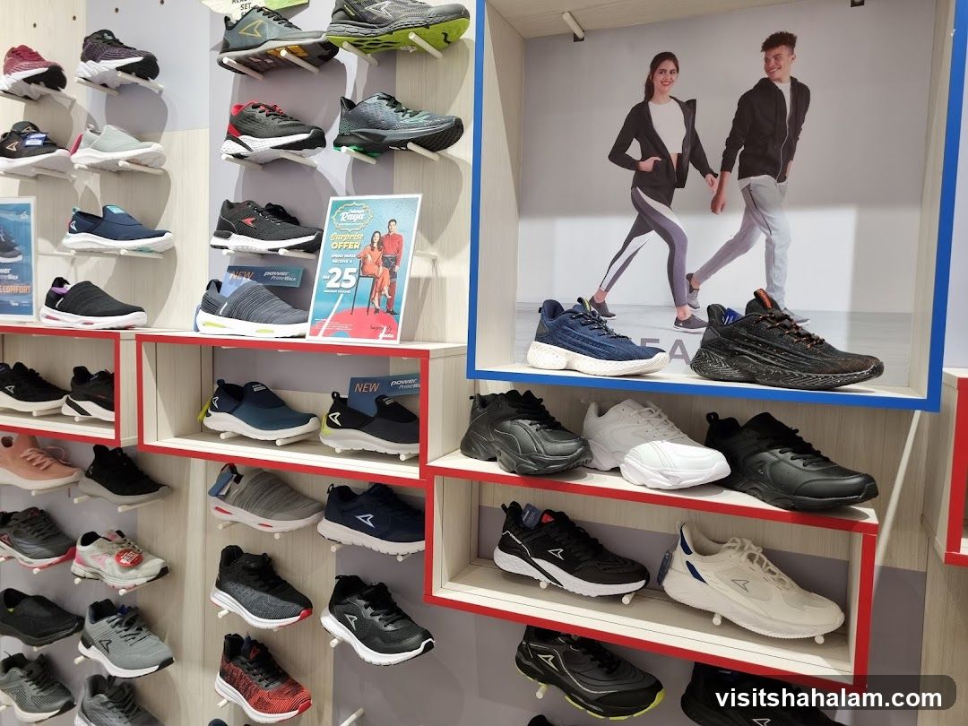 Athletic Shoe Display