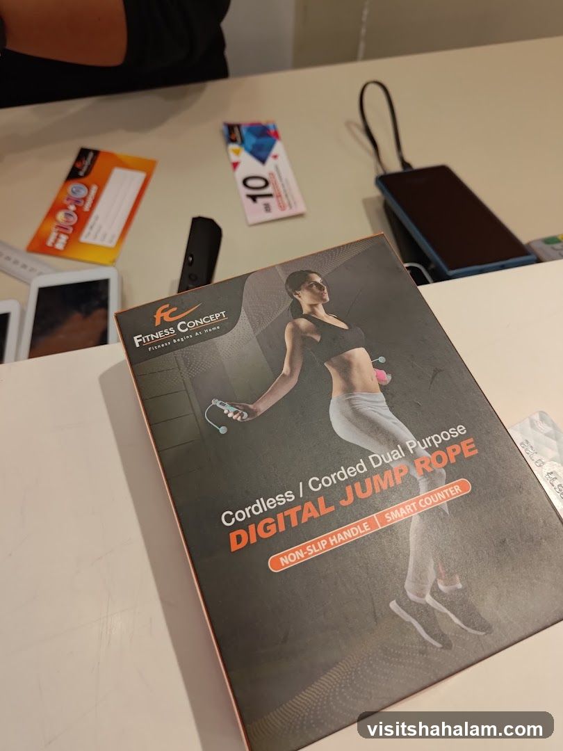 Fitness Concept Digital Jump Rope Box