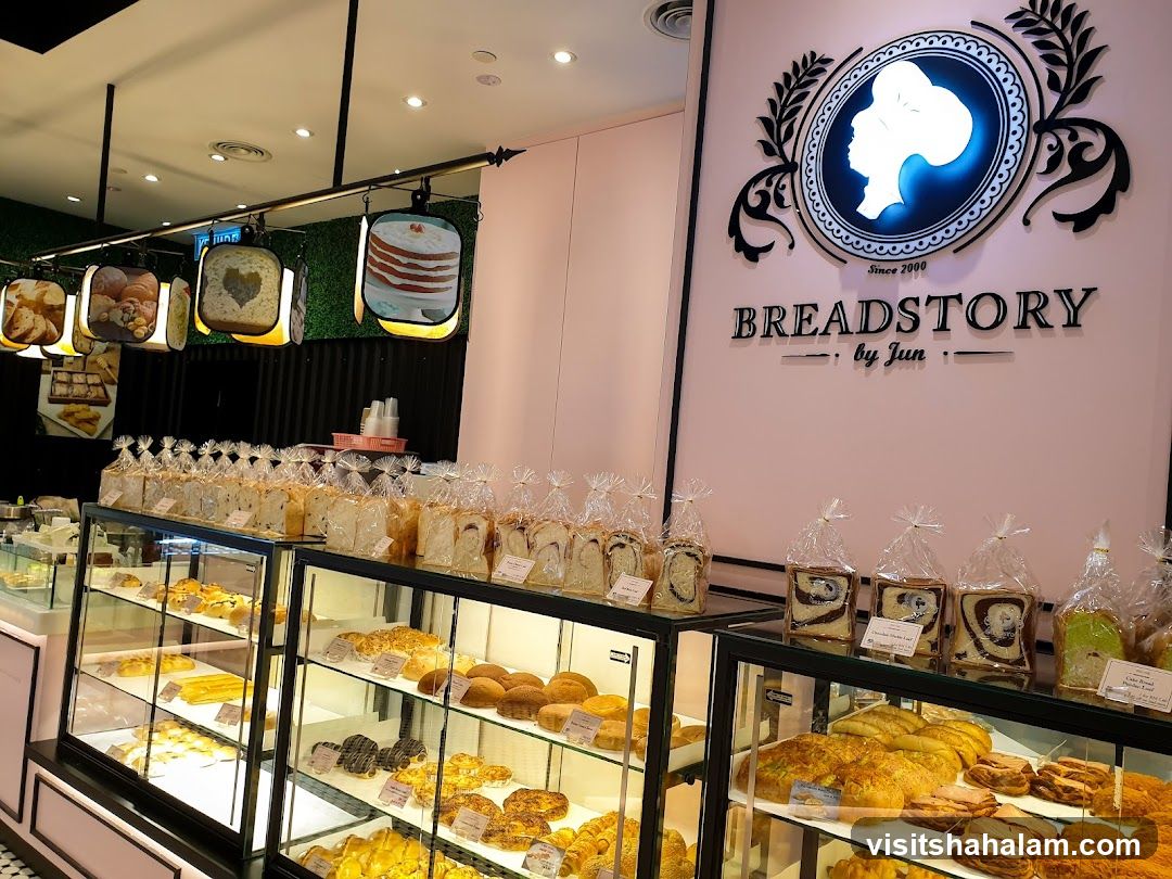 Bakery Interior with Bread Display